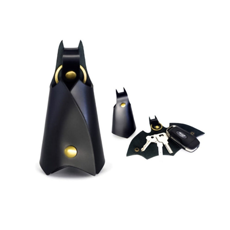 Wholesale Bat Shape Leather Keychain